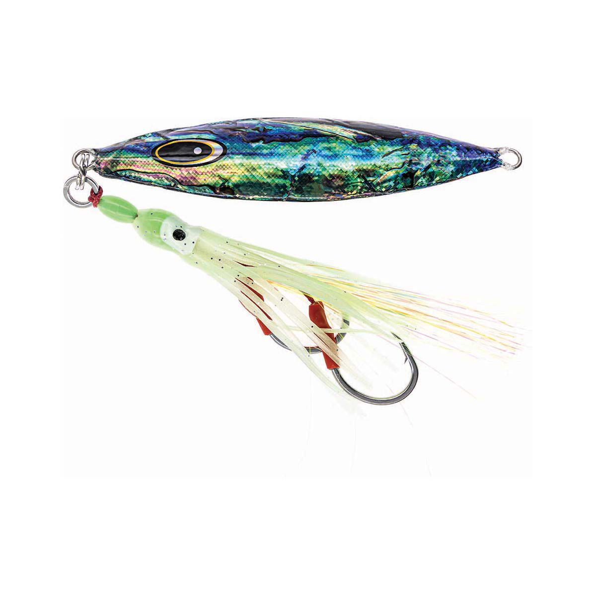Vexed Dhu Drop Rigged Jig Lure 150g Abalone Glow, Abalone Glow, bcf_hi-res