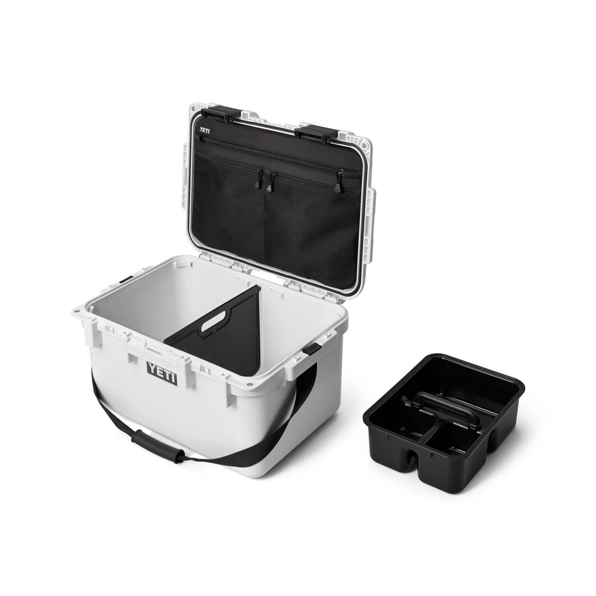 YETI&reg; LoadOut&reg; GoBox 30 Gear Case White, White, bcf_hi-res