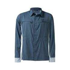 Shimano Men's Pro Vented Stretch Fishing Shirt, Navy, bcf_hi-res