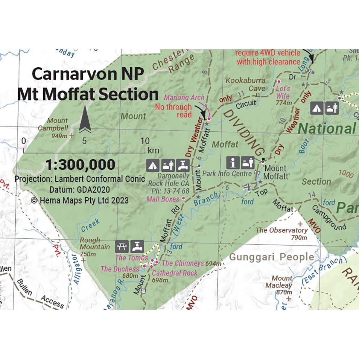 HEMA Outback Queensland Map: Camooweal to Stanthorpe - 5th Edition, , bcf_hi-res