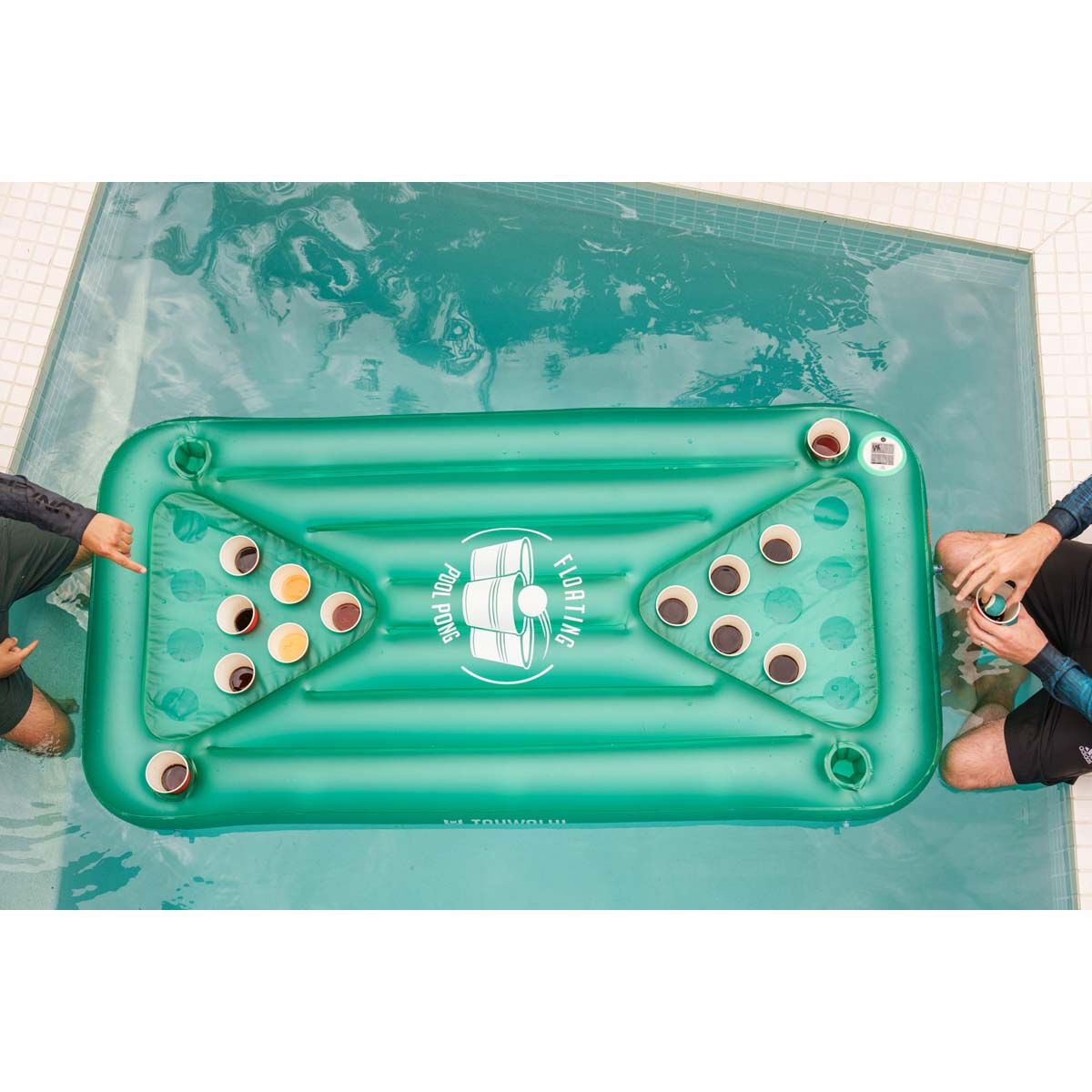 Tahwalhi Solar Light Up Pong Table Pool Inflatable, , bcf_hi-res