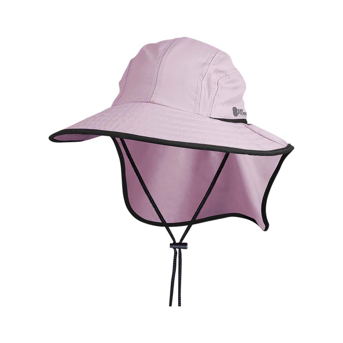 Sun Protection Australia Unisex Flap Hat Hibiscus, Hibiscus, bcf_hi-res
