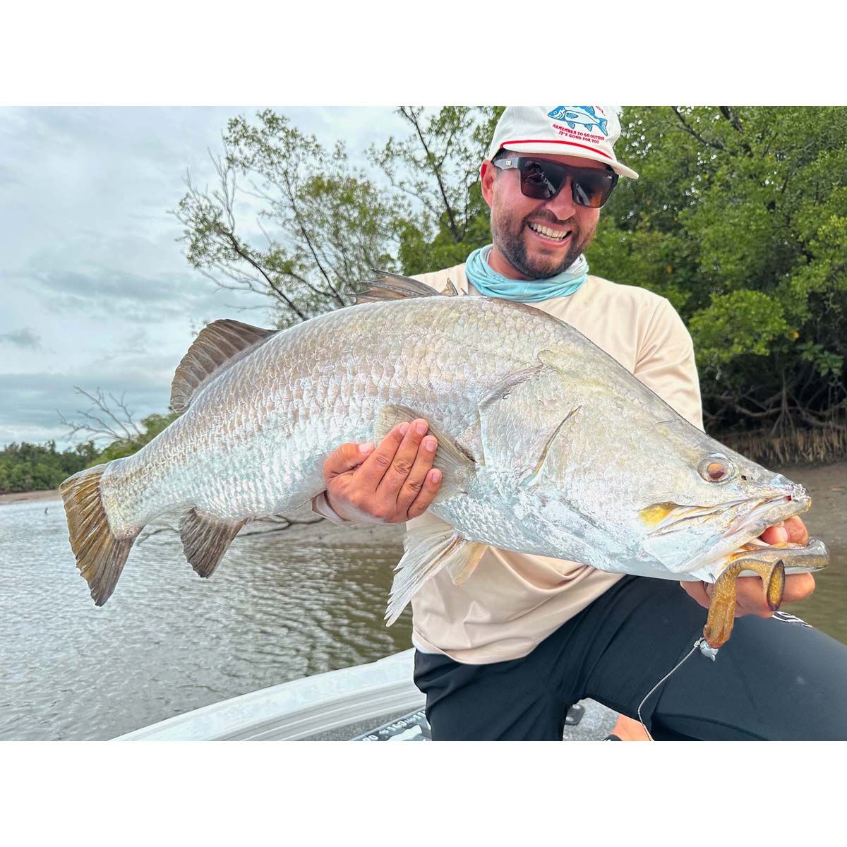 Nomad Live Ops Maniax Paddle Tail Unrigged Soft Plastic Lure 6in Pearl White, Pearl White, bcf_hi-res