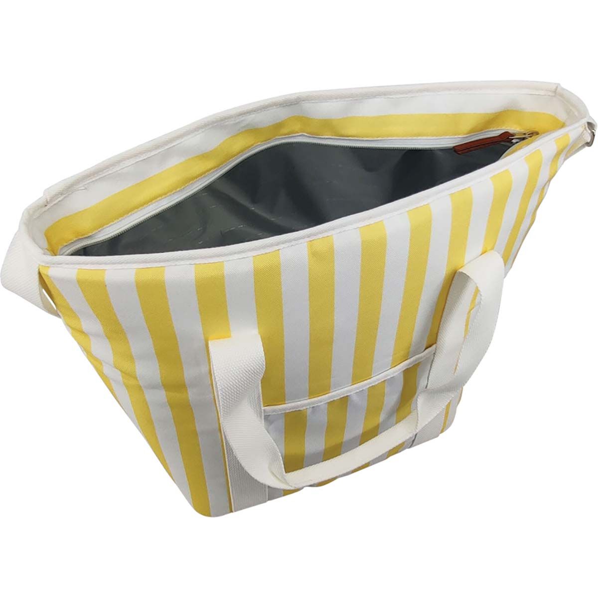 Wanderer Yellow Stripe Cooler Tote Bag, , bcf_hi-res
