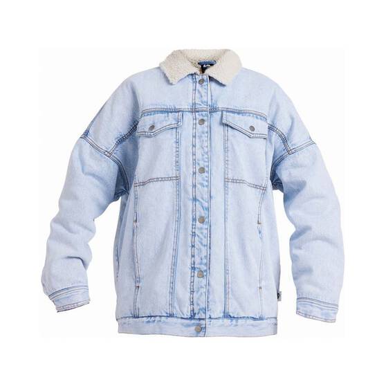 Quiksilver Hiker Denim Jacket for Women, Light Wash, bcf_hi-res