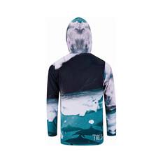 BCF x Tide Youth Dolphin Hooded Fishing Shirt V2, Green, bcf_hi-res