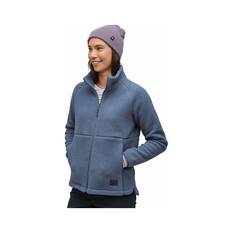 Macpac Women's Fleetwood High Pile Jacket Blue 8, Blue, bcf_hi-res