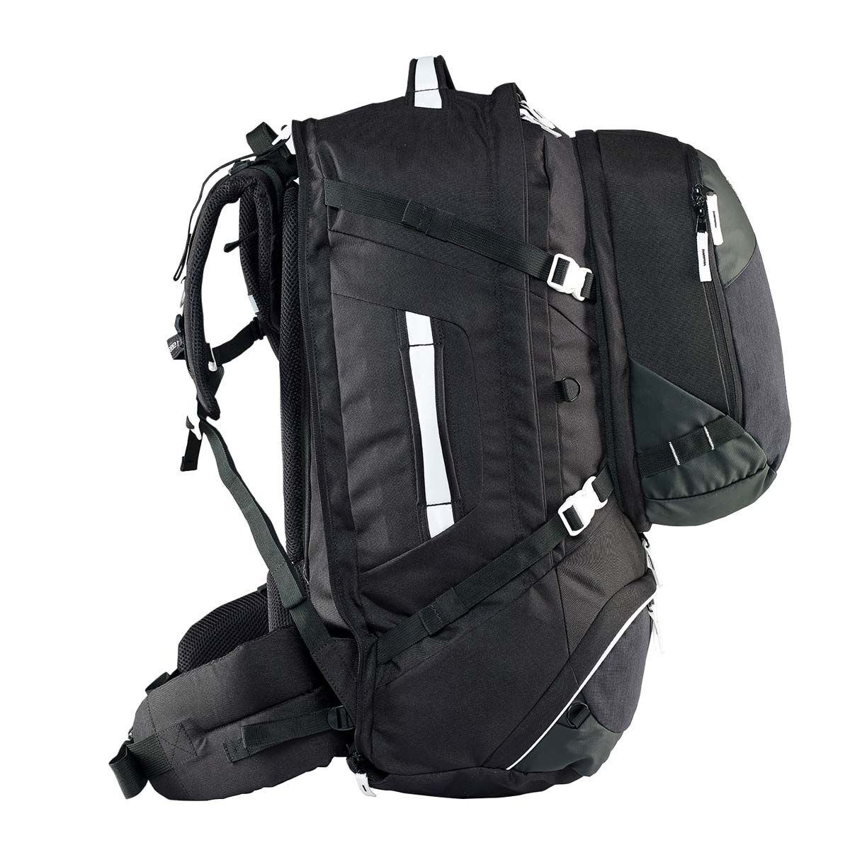 Caribee Journey 65L Travel Pack Black, , bcf_hi-res