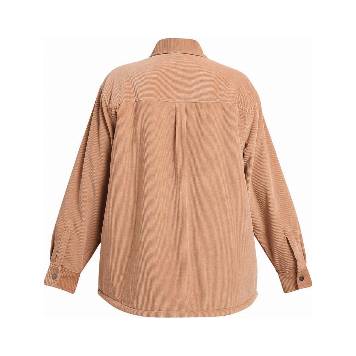 Quiksilver Women&rsquo;s Central Corduroy Jacket Praline Check S, Praline Check, bcf_hi-res