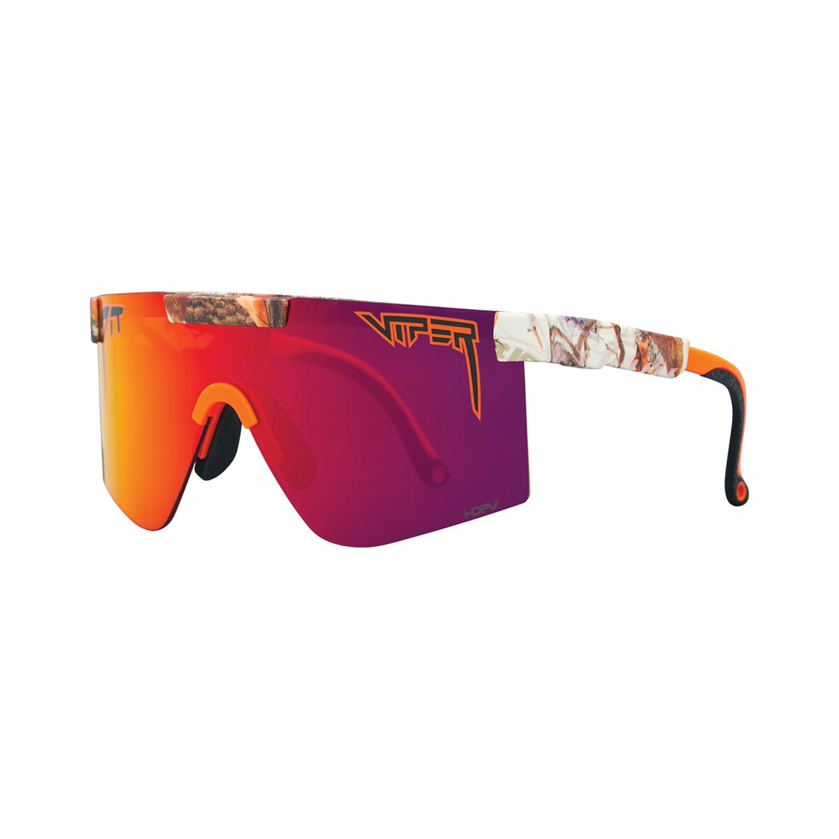 Pit Viper The Actualbush Original Polarised Sunglasses 2.0 Wide Red, Red, bcf_hi-res