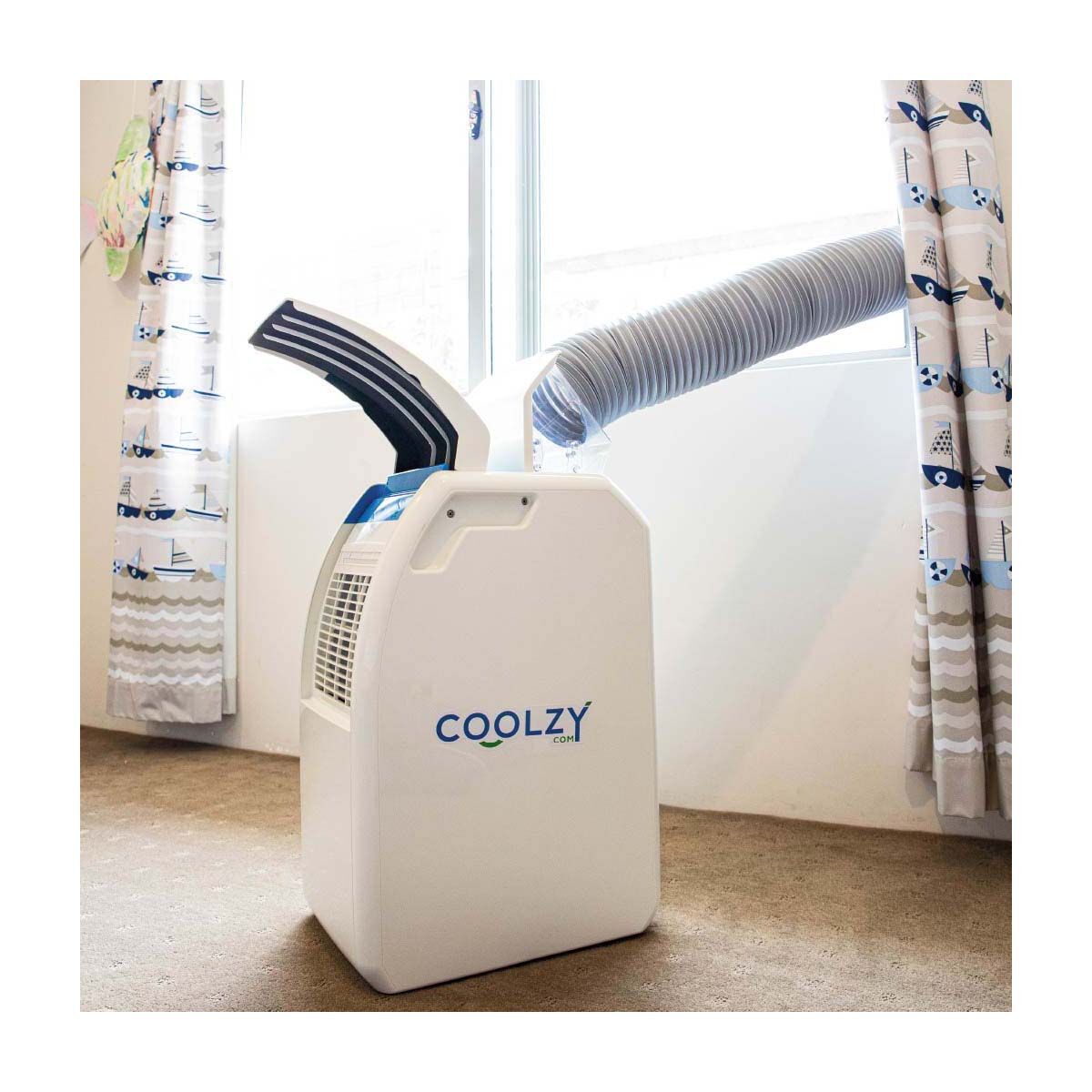 Coolzy Air Conditioner Long Tail Exhaust Hose 120cm, , bcf_hi-res