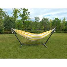 Wanderer Yellow Stripe Double Hammock, , bcf_hi-res