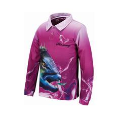 Savage Gear Kids' Little Savage Bream Fishing Shirt, Pink, bcf_hi-res