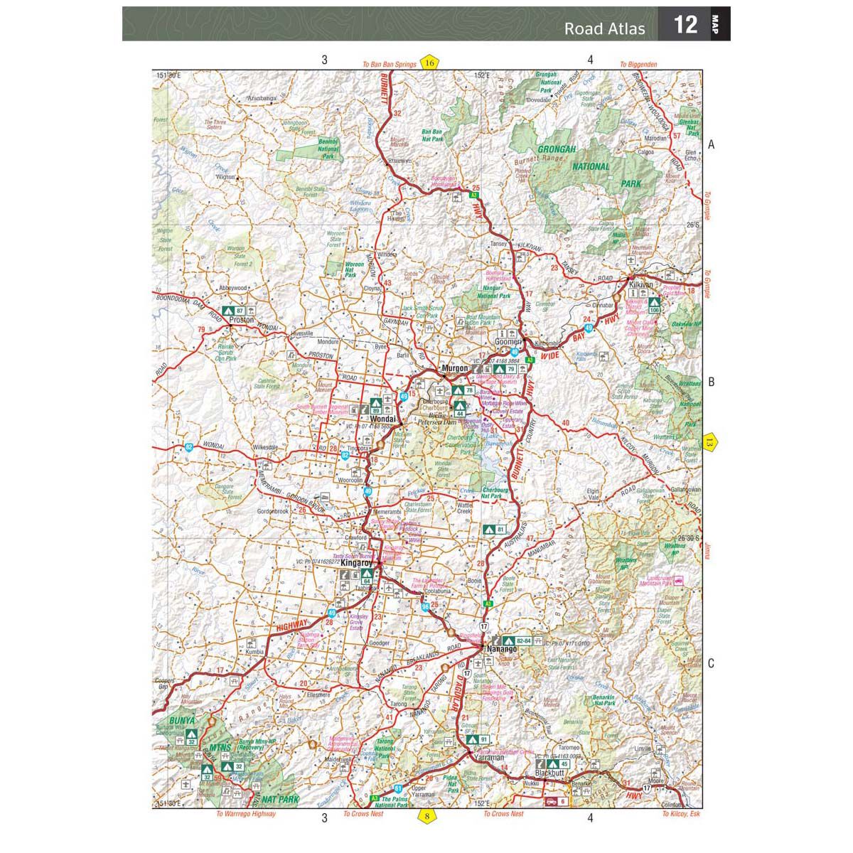 Hema Map 4WD + Camping Escapes Southeast Queensland, , bcf_hi-res