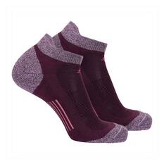 Macpac Trail Ankle Socks - 2 Pack Fig / Raindrops S, Fig / Raindrops, bcf_hi-res