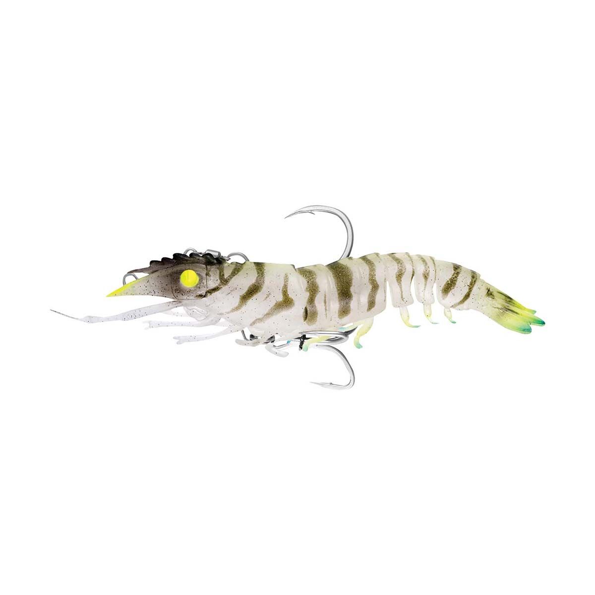 Nomad Live Ops Sumo Shrimp Pre-Rigged Soft Plastic Lure 6.5in Hyper Tiger, Hyper Tiger, bcf_hi-res
