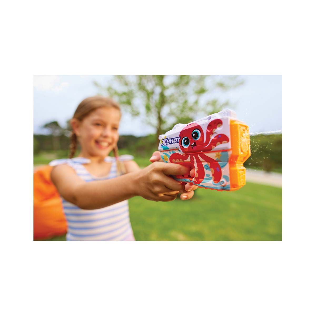 ZURU X-Shot Fast Fill Skins Seahorse Junior Water Blaster, , bcf_hi-res
