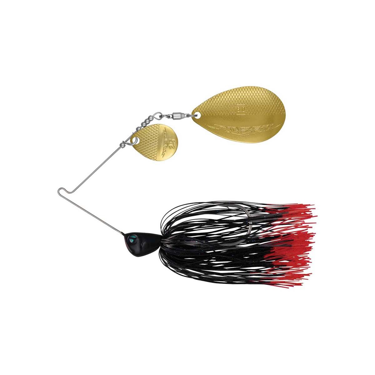 Daiwa Steez Asroc Spinnerbait Lure 3/8oz Red Black, Red Black, bcf_hi-res