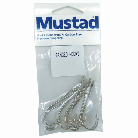 Mustad Ganged Hooks 3 / 0 3 Pack, , bcf_hi-res