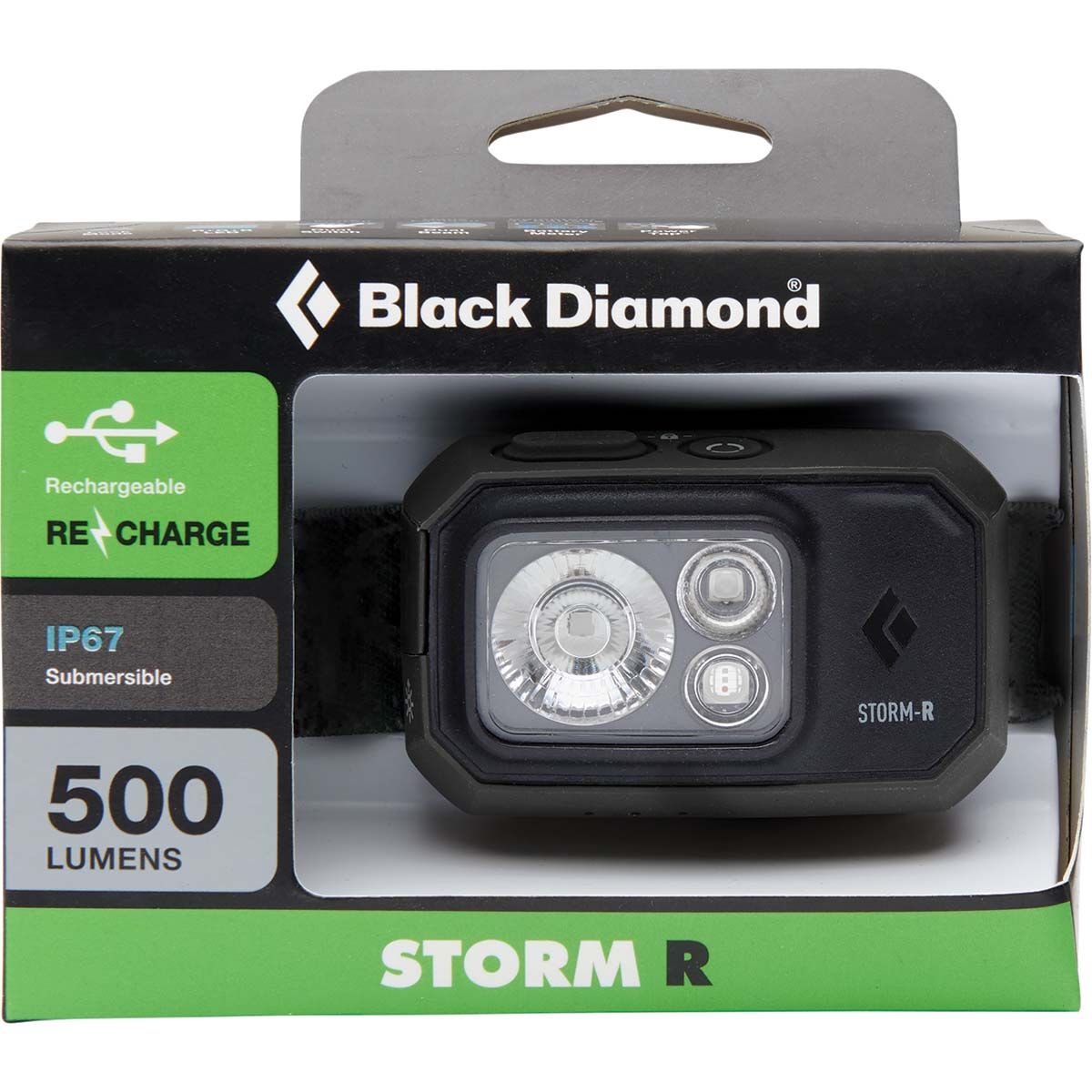 Black Diamond Storm 500-R Rechargeable Headlamp Black, , bcf_hi-res