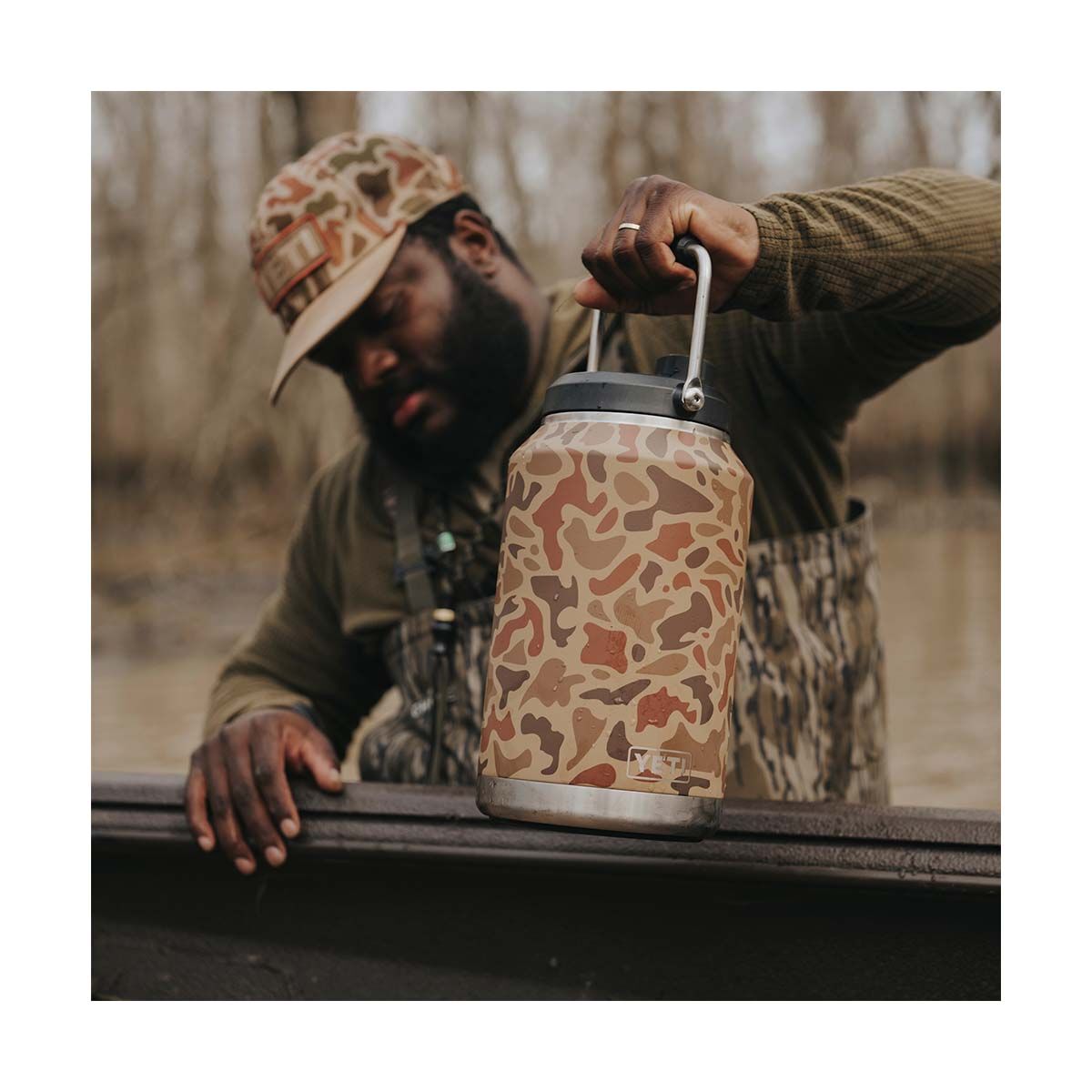 YETI Rambler&reg; Half Gallon Jug 1.8L Wetlands Camo, Wetlands Camo, bcf_hi-res