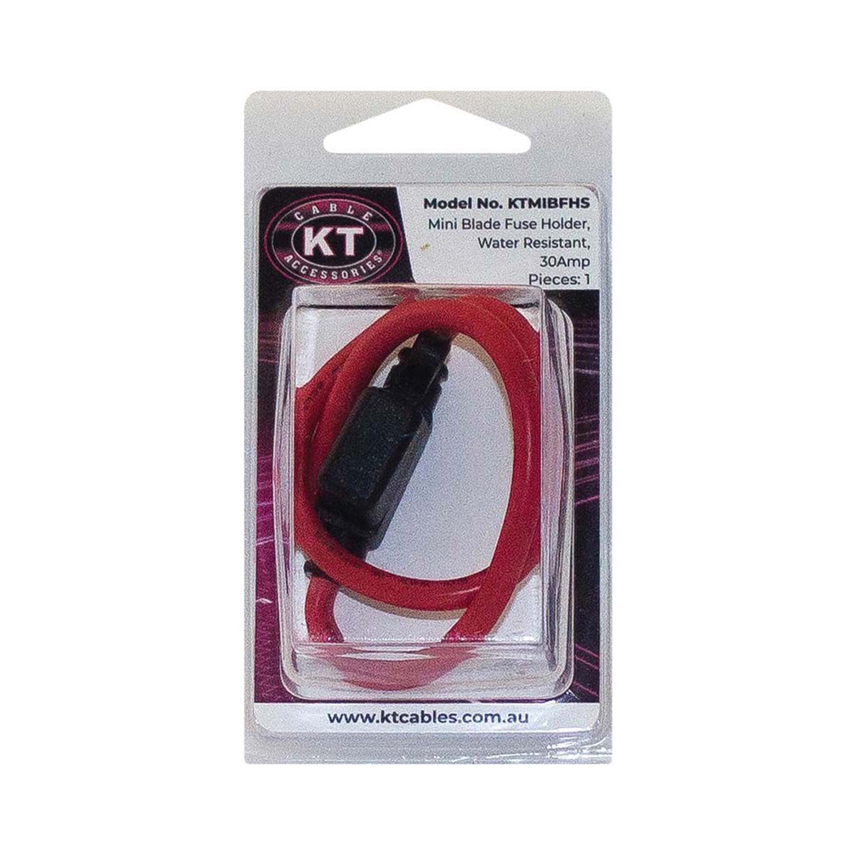 KT Cables Water Resistant Mini Blade Fuse Holder BCF