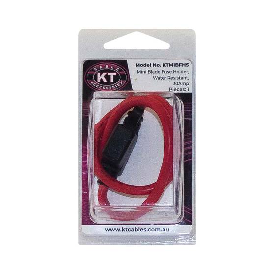 KT Cables Water Resistant Mini Blade Fuse Holder, , bcf_hi-res