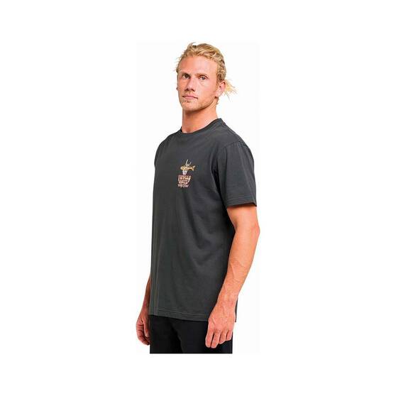 The Mad Hueys Men’s Bass Rocker Short Sleeve Shirt, Vintage Black, bcf_hi-res