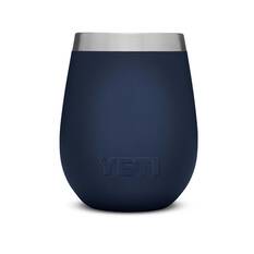 YETI Rambler® Wine Tumbler 10 oz (295ml) with MagSlider™ Lid Navy, Navy, bcf_hi-res