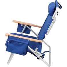 Wanderer Noosa Premium Beach Chair Blue 150kg, , bcf_hi-res