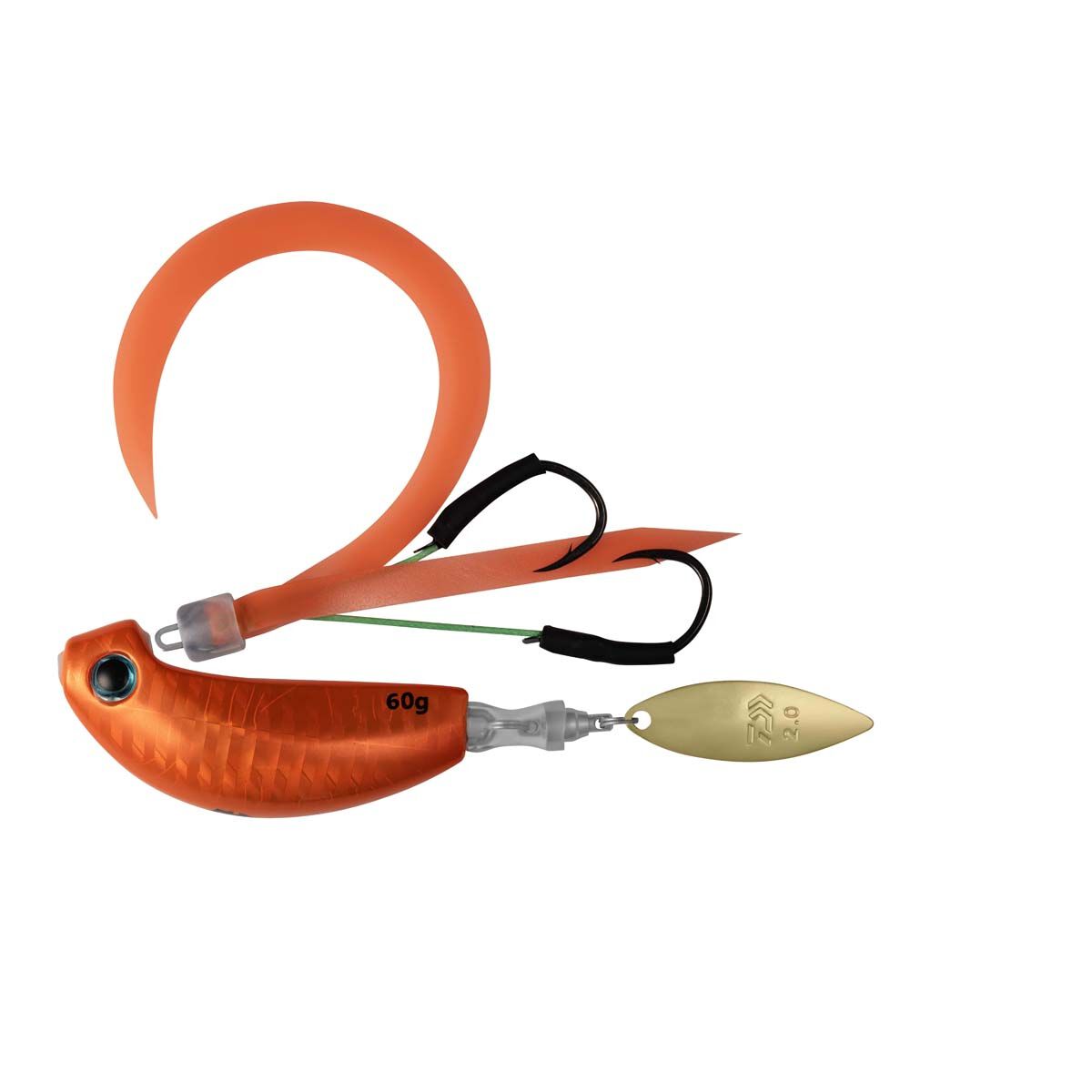 Daiwa Kohga Blade Breaker Jig Lure 60g Orange, Orange, bcf_hi-res