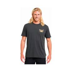 The Mad Hueys Men’s Mud Sweat & Beers Short Sleeve Shirt, Vintage Black, bcf_hi-res