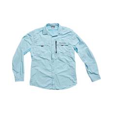 Daiwa Men's Long Sleeve Fishing Shirt, Blue, bcf_hi-res