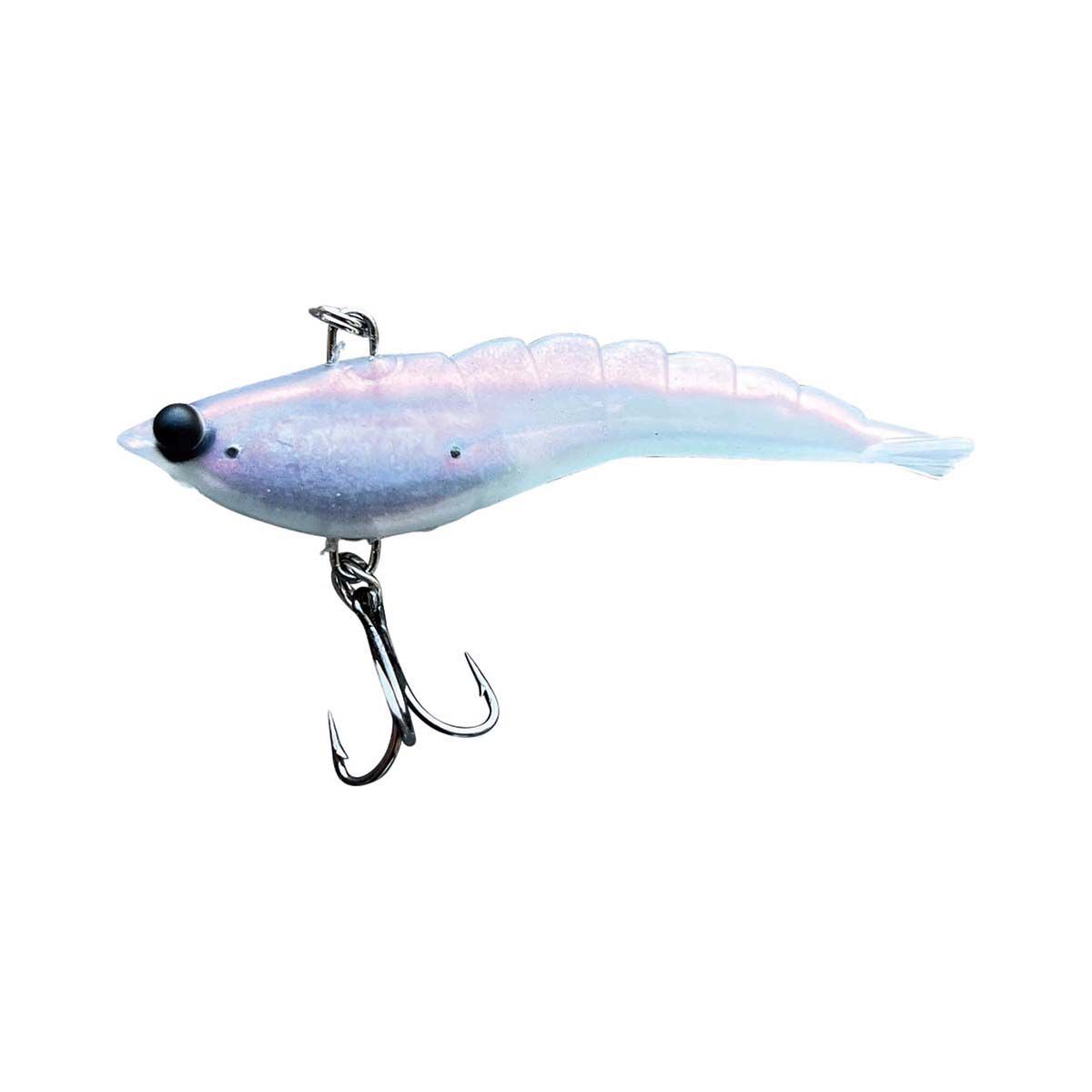 MMD Soft Prawn Vibe Lure 70mm Pearl, Pearl, bcf_hi-res