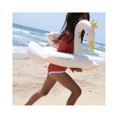 SUNNYLIFE Princess Swan Inflatable Pool Tube, , bcf_hi-res