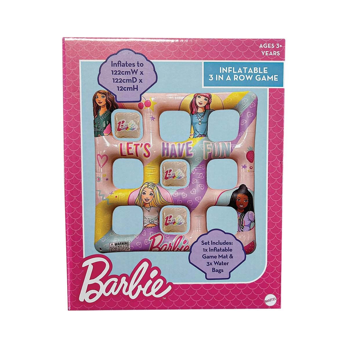 Barbie Inflatable 3 In A Row Game, , bcf_hi-res