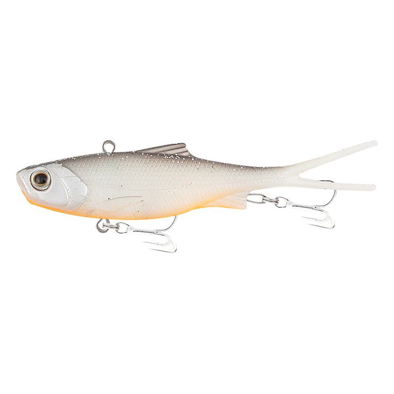 Samaki Vibelicious Fork Tail Soft Vibe Lure 150mm 50g Grey Ghost UV, Grey Ghost UV, bcf_hi-res