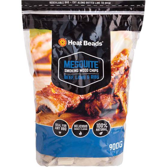 Heat Beads Smoking Mesquite Woodchips 900g, , bcf_hi-res