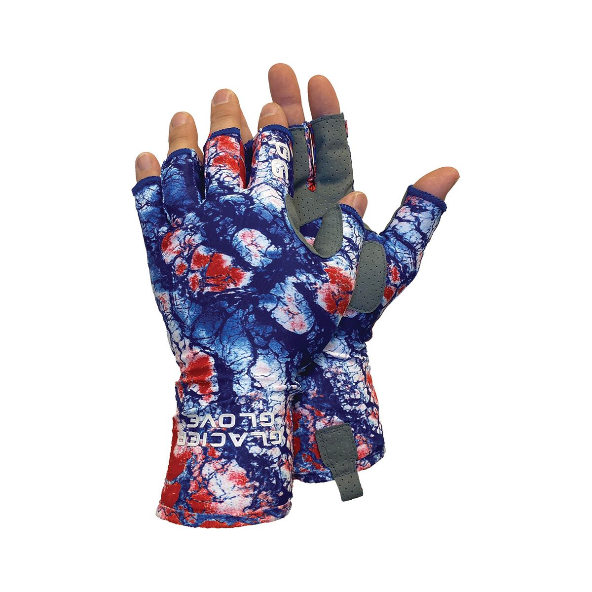 Glacier Glove Unisex Islamorada Sun Glove, Patriot, bcf_hi-res