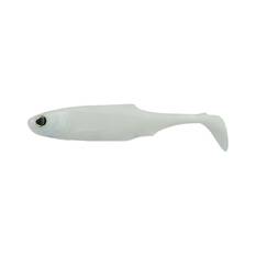 Biwaa Submission Shad 4 Pack Soft Plastic Lure 4in Pearl White, Pearl White, bcf_hi-res