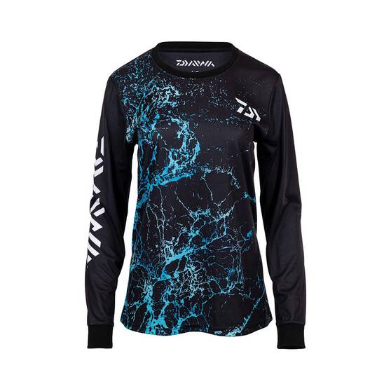 Daiwa Women’s Storm Crew Neck Fishing Shirt, , bcf_hi-res