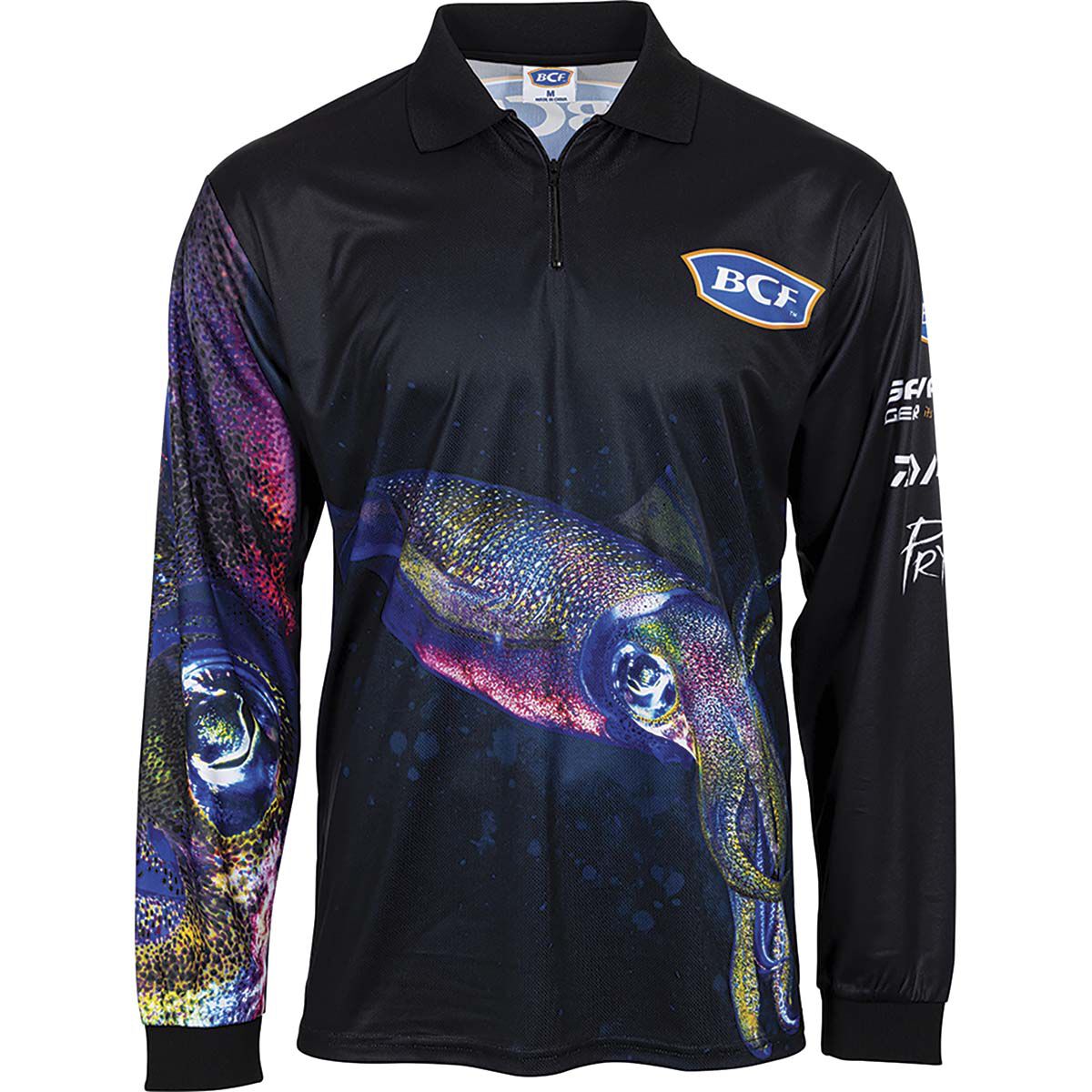 BCF Men&rsquo;s Squid Fishing Shirt Black S, Black, bcf_hi-res