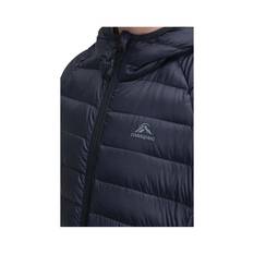 Macpac Kids' Uber Light Hooded Down Puffer Jacket V3, Black, bcf_hi-res
