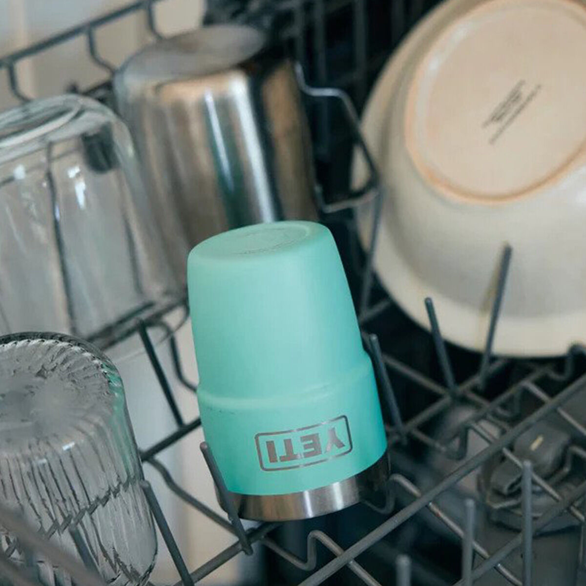 YETI&reg; Rambler&reg; Stackable Cup 8 oz (236ml), Seafoam, bcf_hi-res