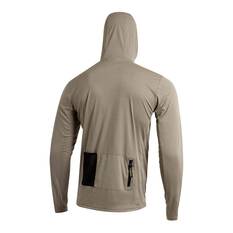 Florence Men's Sun Pro Max UPF Long Sleeve Hooded Fishing Shirt Heather Vintage Khaki S, Heather Vintage Khaki, bcf_hi-res