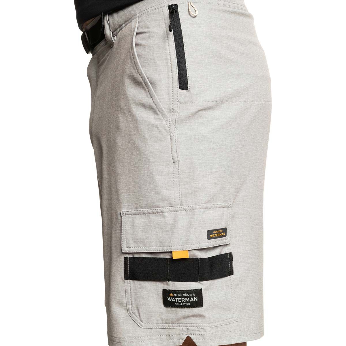 Quiksilver Azimuth Men&rsquo;s Amphibian Shorts 18in, Steeple Grey, bcf_hi-res