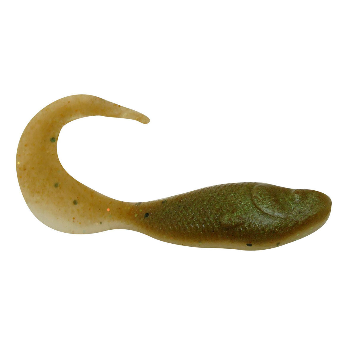Berkley Gulp! Minnow Grub Soft Plastic Lure 2in Banana Prawn, Banana Prawn, bcf_hi-res