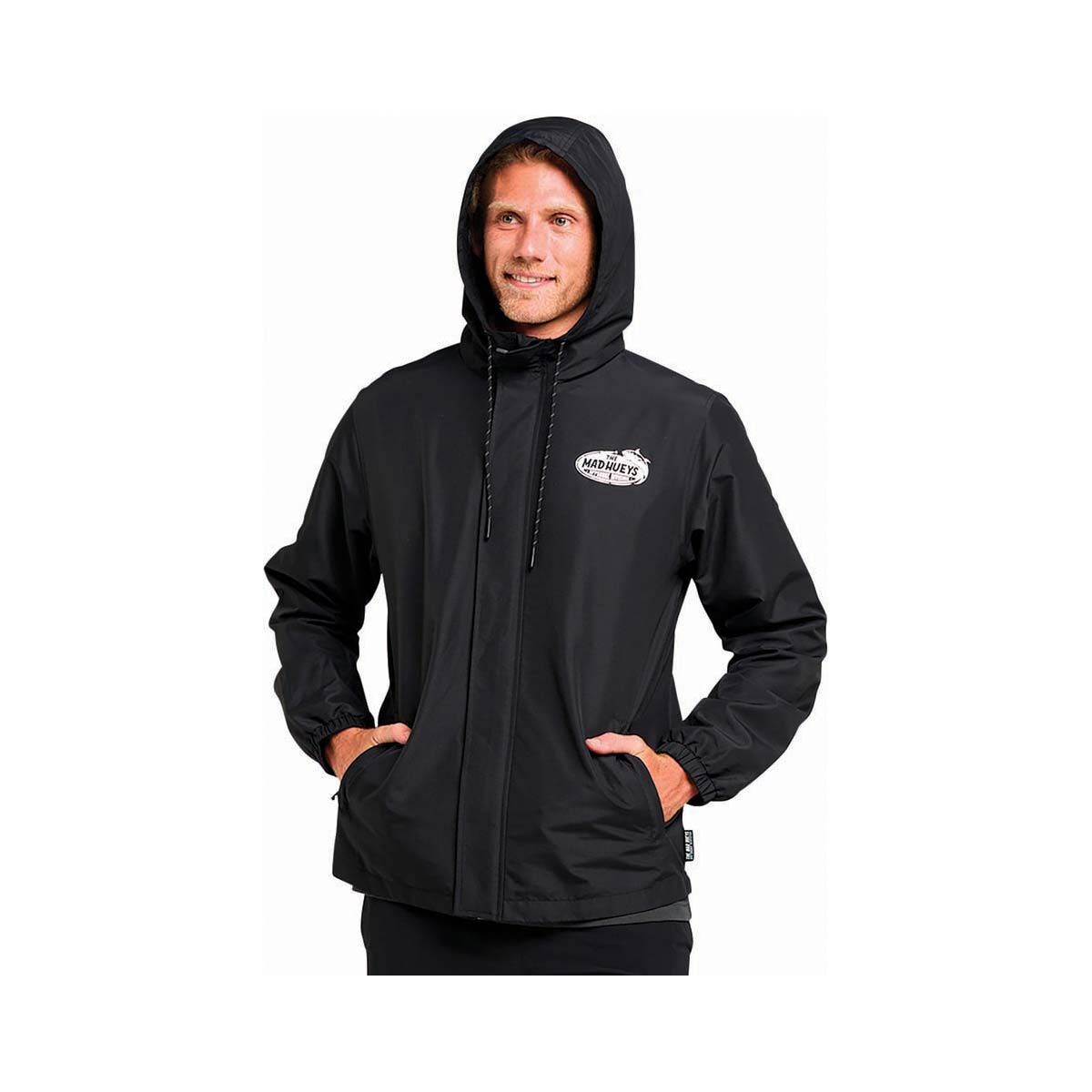 The Mad Hueys Men&rsquo;s Lovin Every Minute Spray Jacket, Black, bcf_hi-res