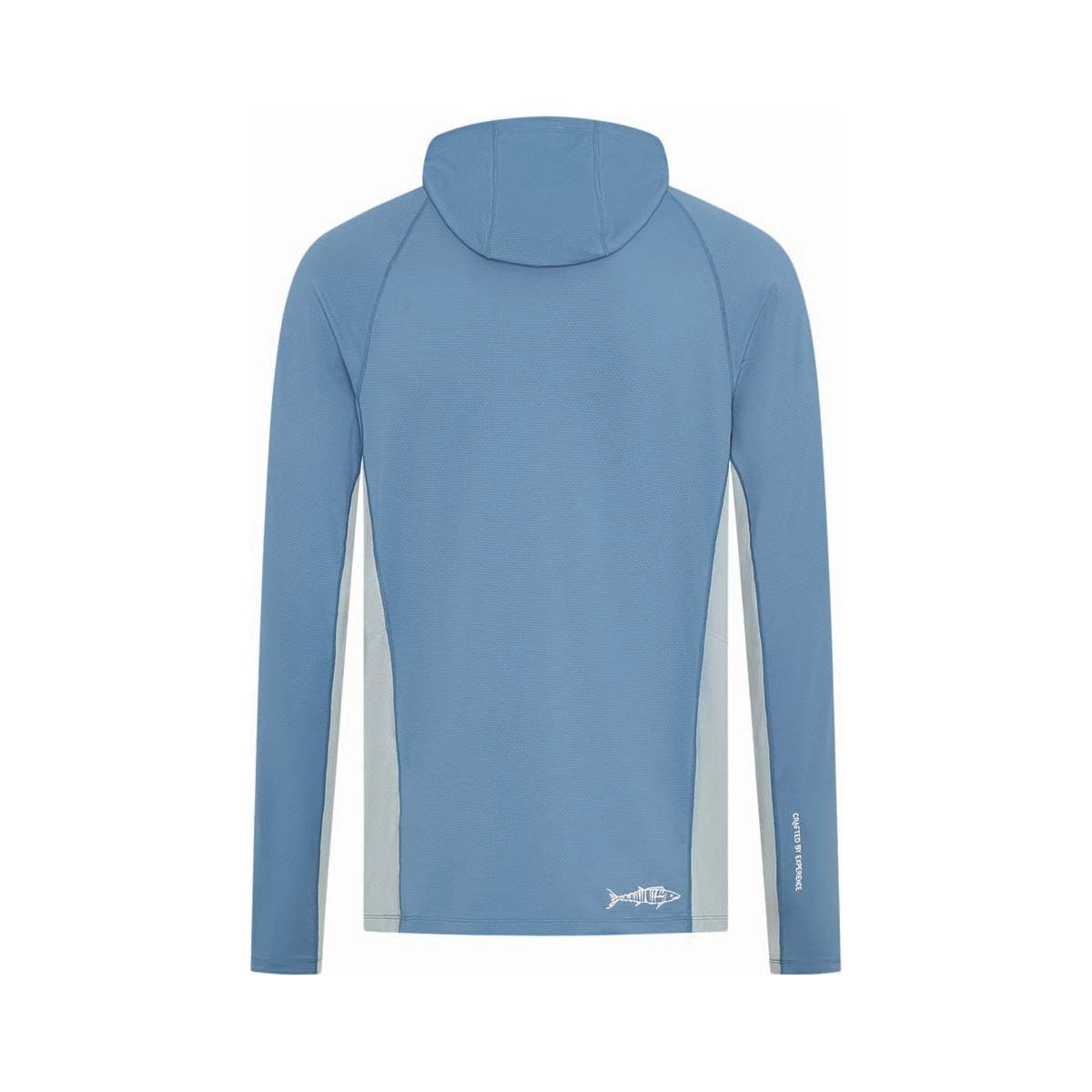 Nomad Men's Hooded Solar Pro Fishing Shirt Blue Steel S, Blue Steel, bcf_hi-res