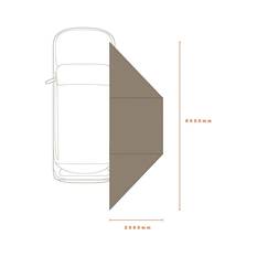 Darche Eclipse 180 G2 Left Awning, , bcf_hi-res